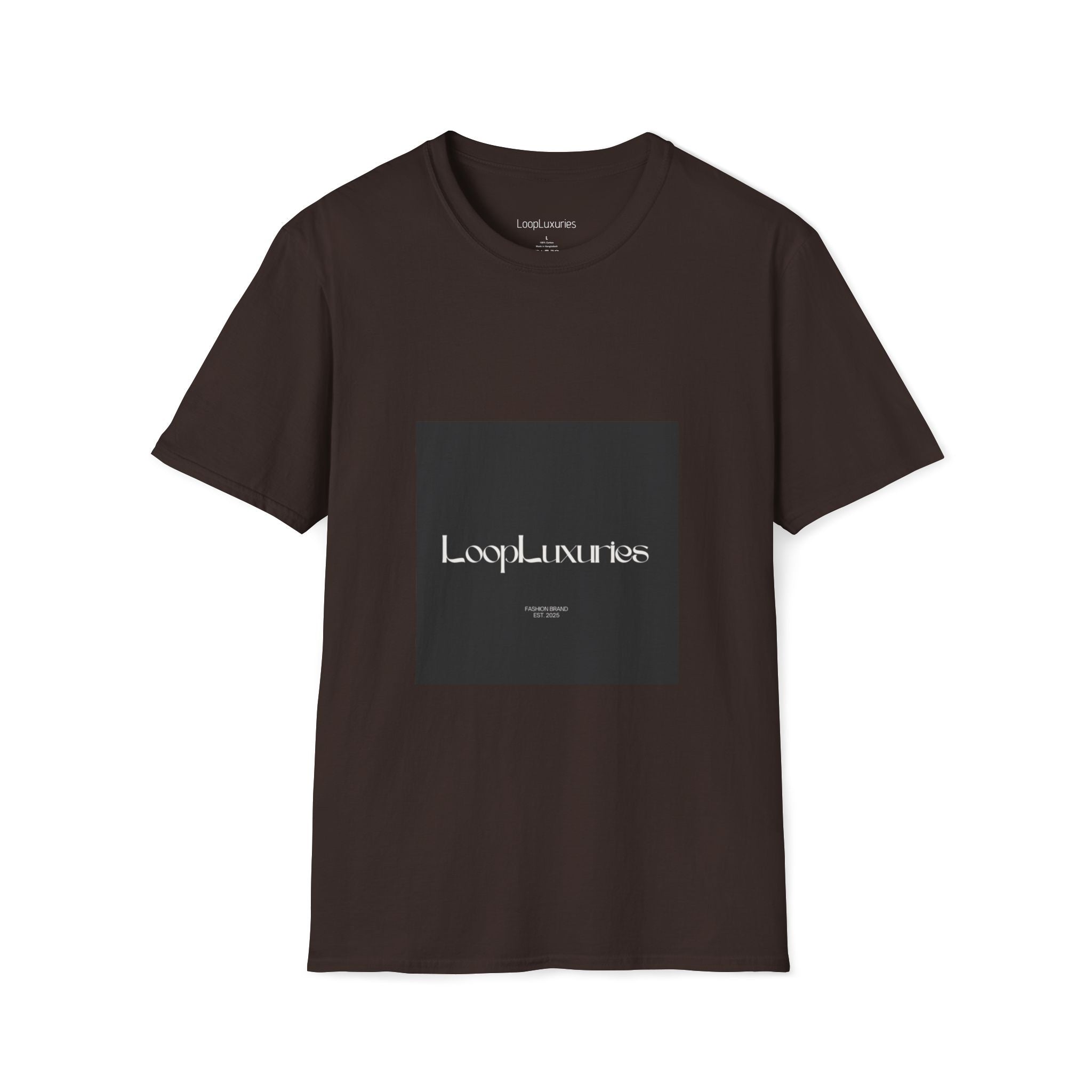 LoopLuxuries Logo T-Shirt — Minimalist Luxury Graphic Tee