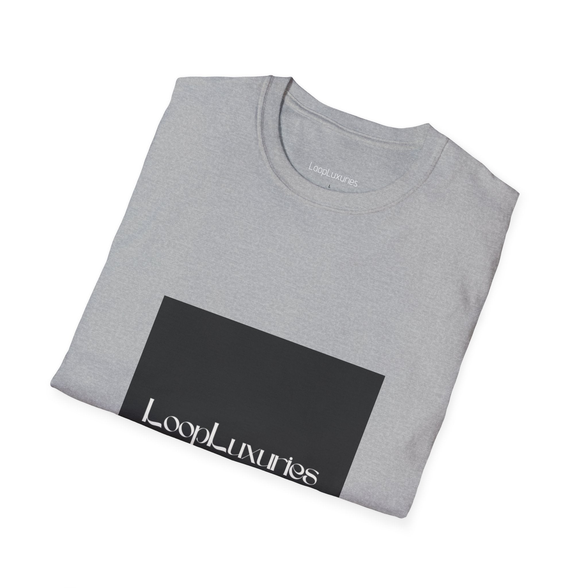 LoopLuxuries Logo T-Shirt — Minimalist Luxury Graphic Tee