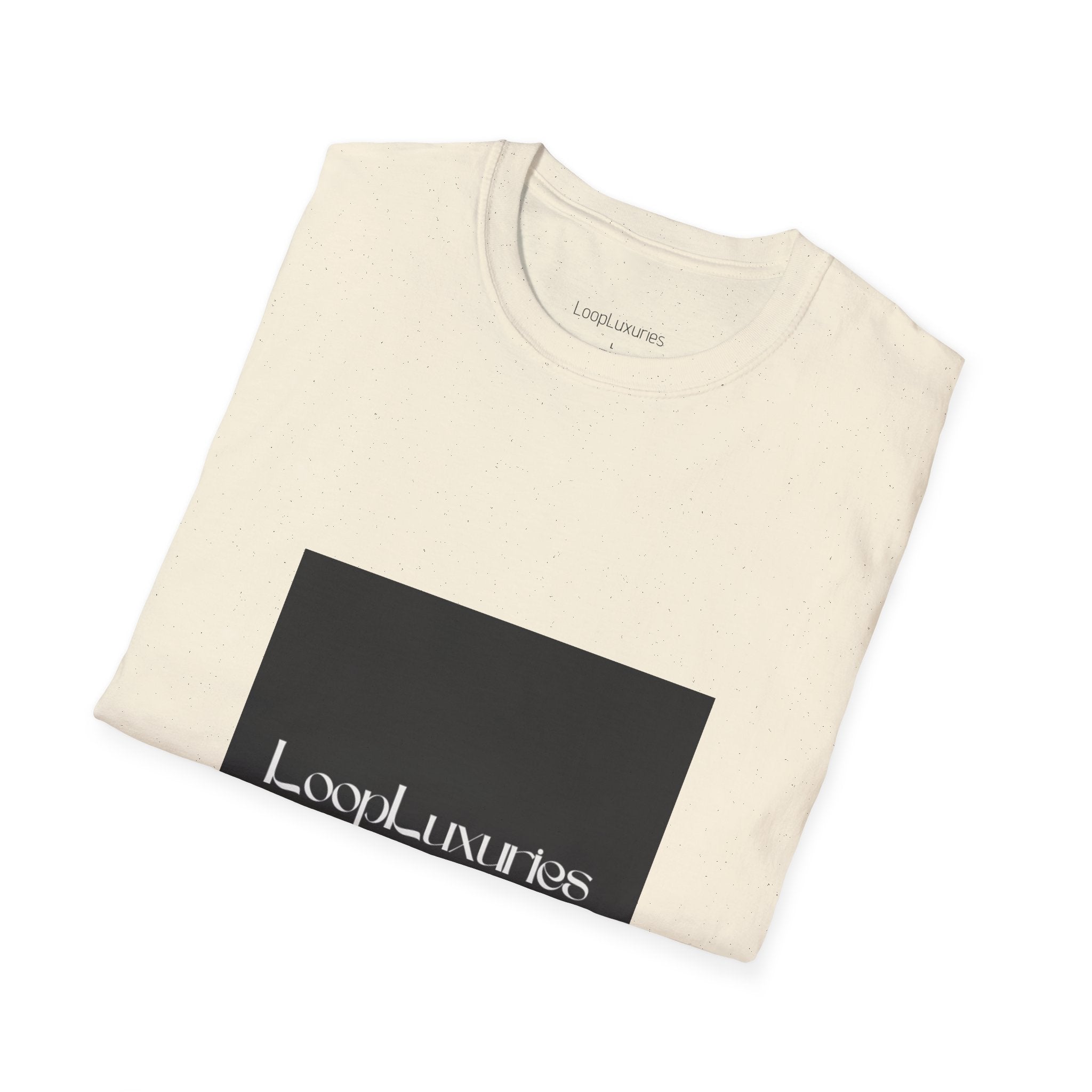 LoopLuxuries Logo T-Shirt — Minimalist Luxury Graphic Tee
