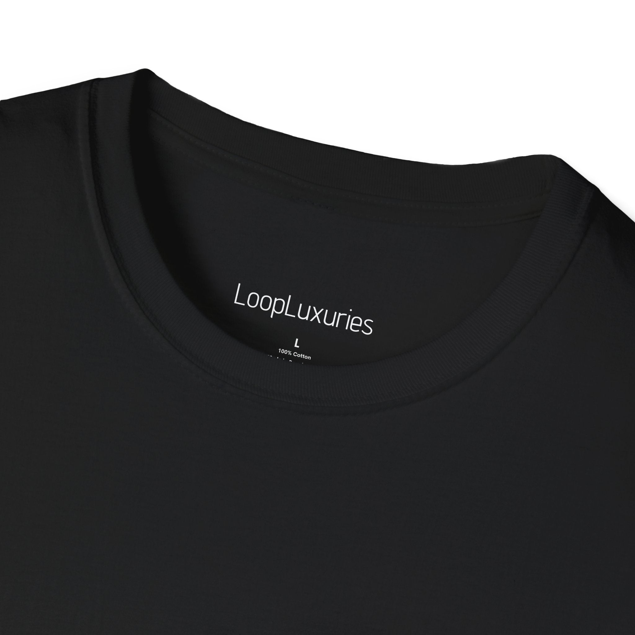 LoopLuxuries Logo T-Shirt — Minimalist Luxury Graphic Tee
