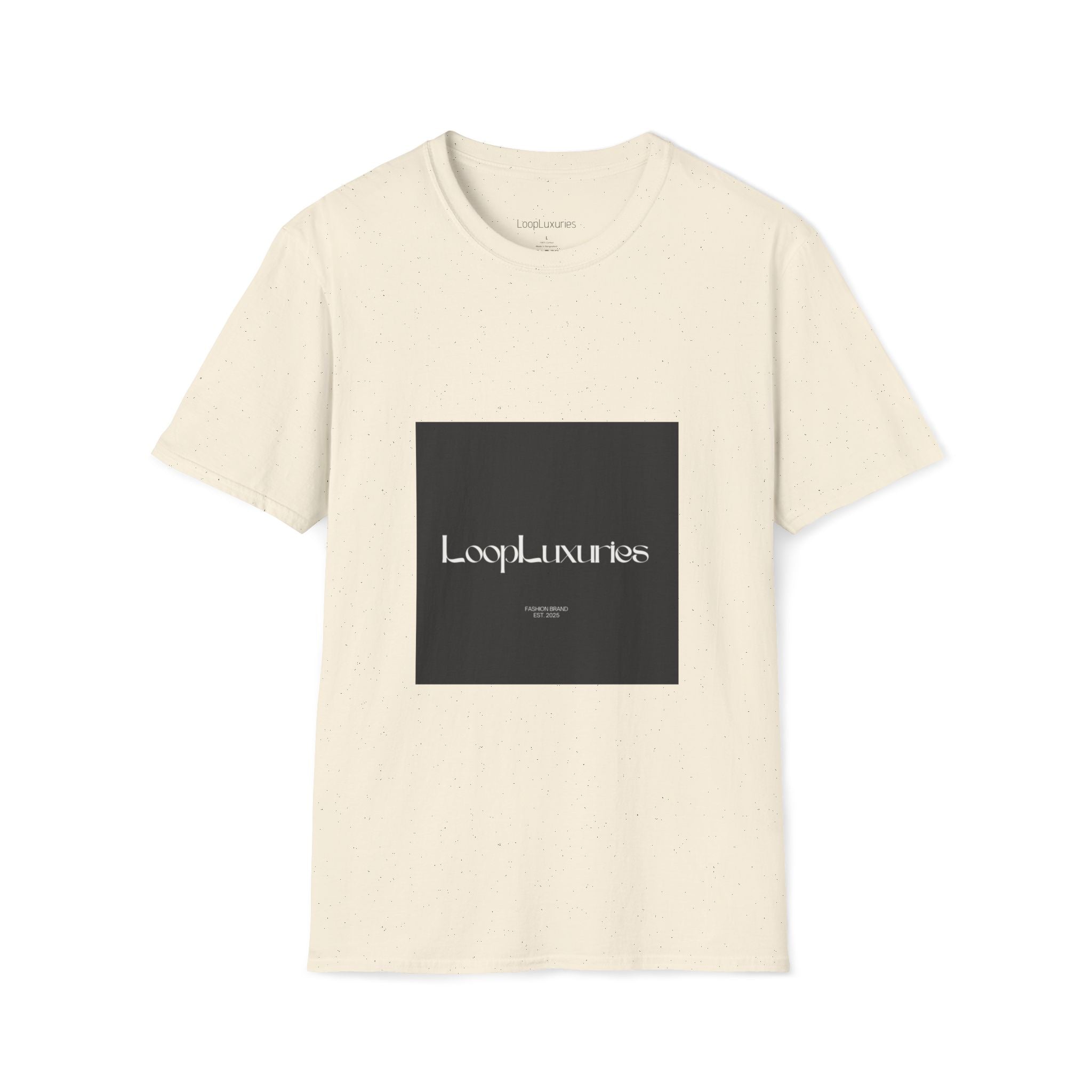 LoopLuxuries Logo T-Shirt — Minimalist Luxury Graphic Tee