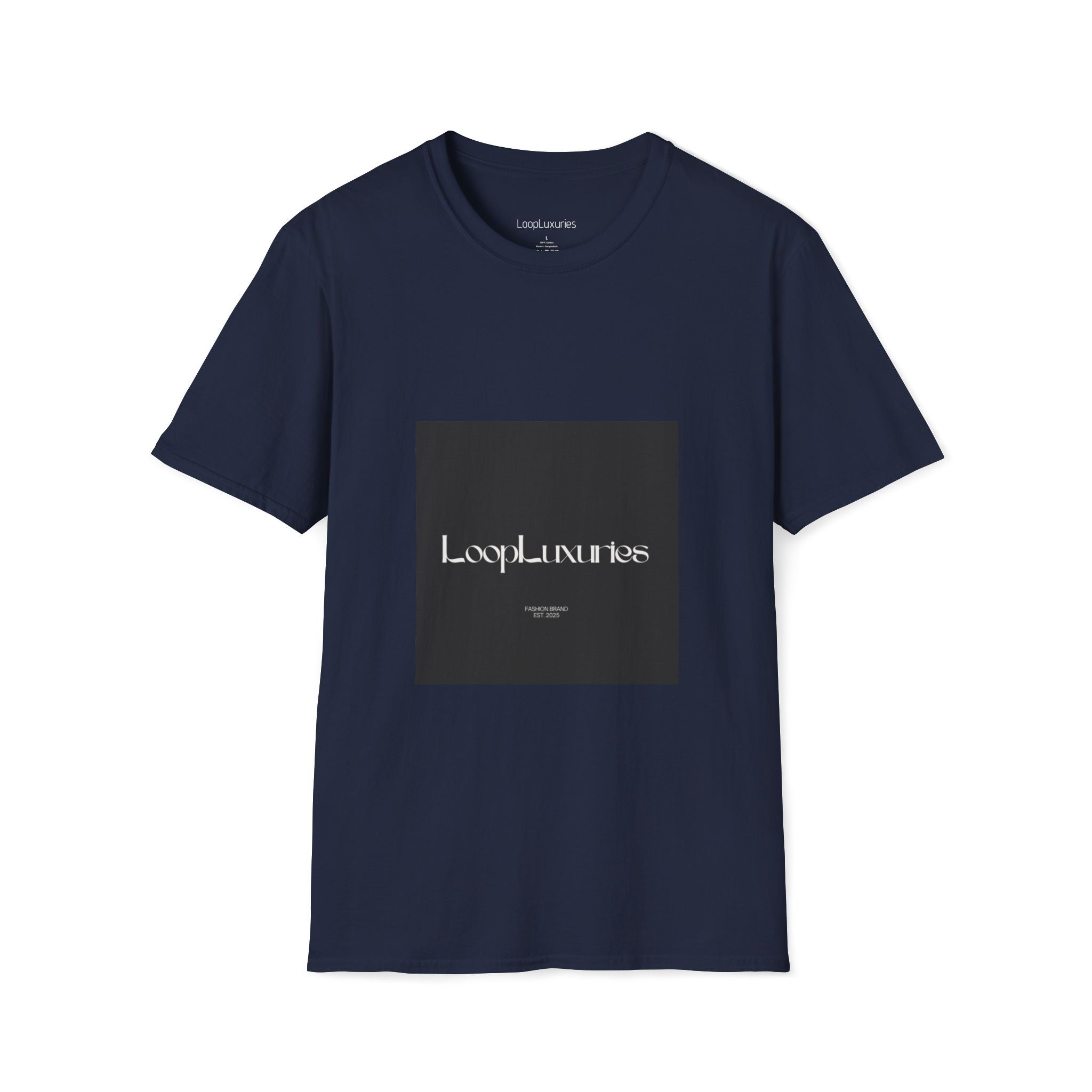 LoopLuxuries Logo T-Shirt — Minimalist Luxury Graphic Tee