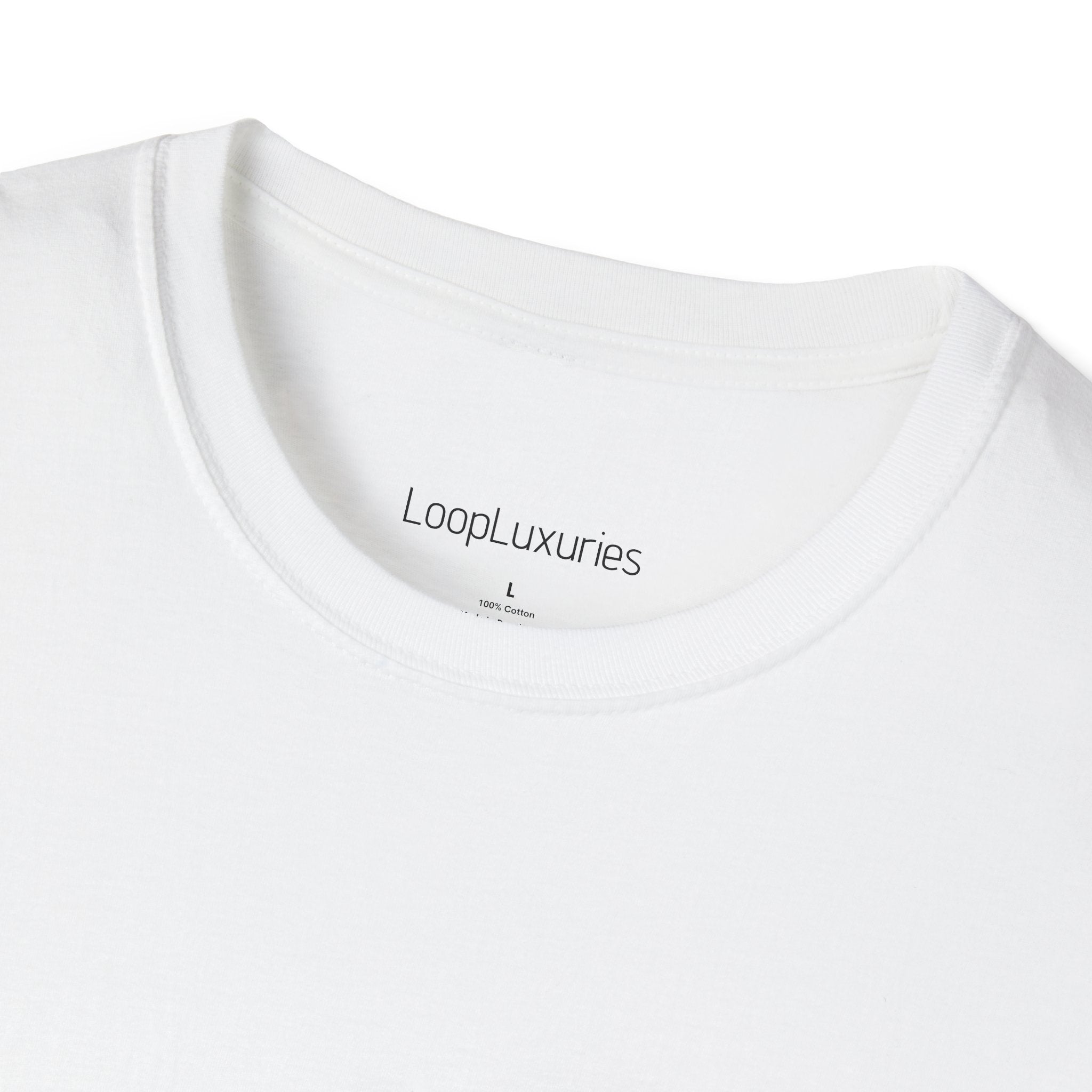 LoopLuxuries Logo T-Shirt — Minimalist Luxury Graphic Tee