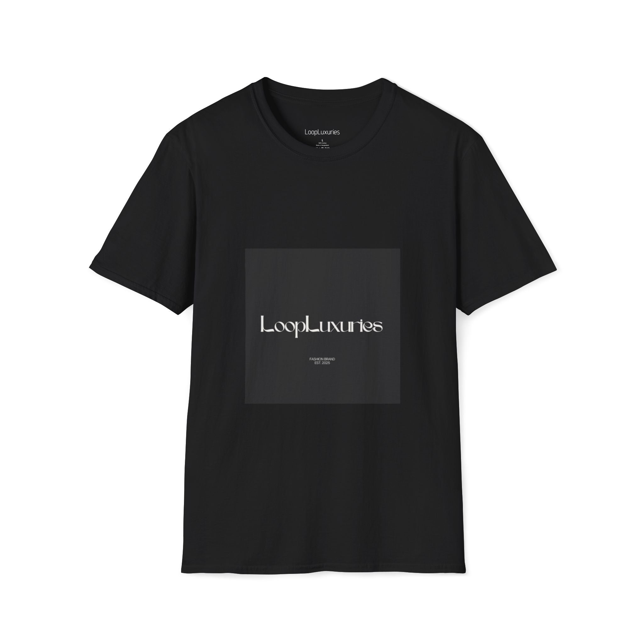 LoopLuxuries Logo T-Shirt — Minimalist Luxury Graphic Tee
