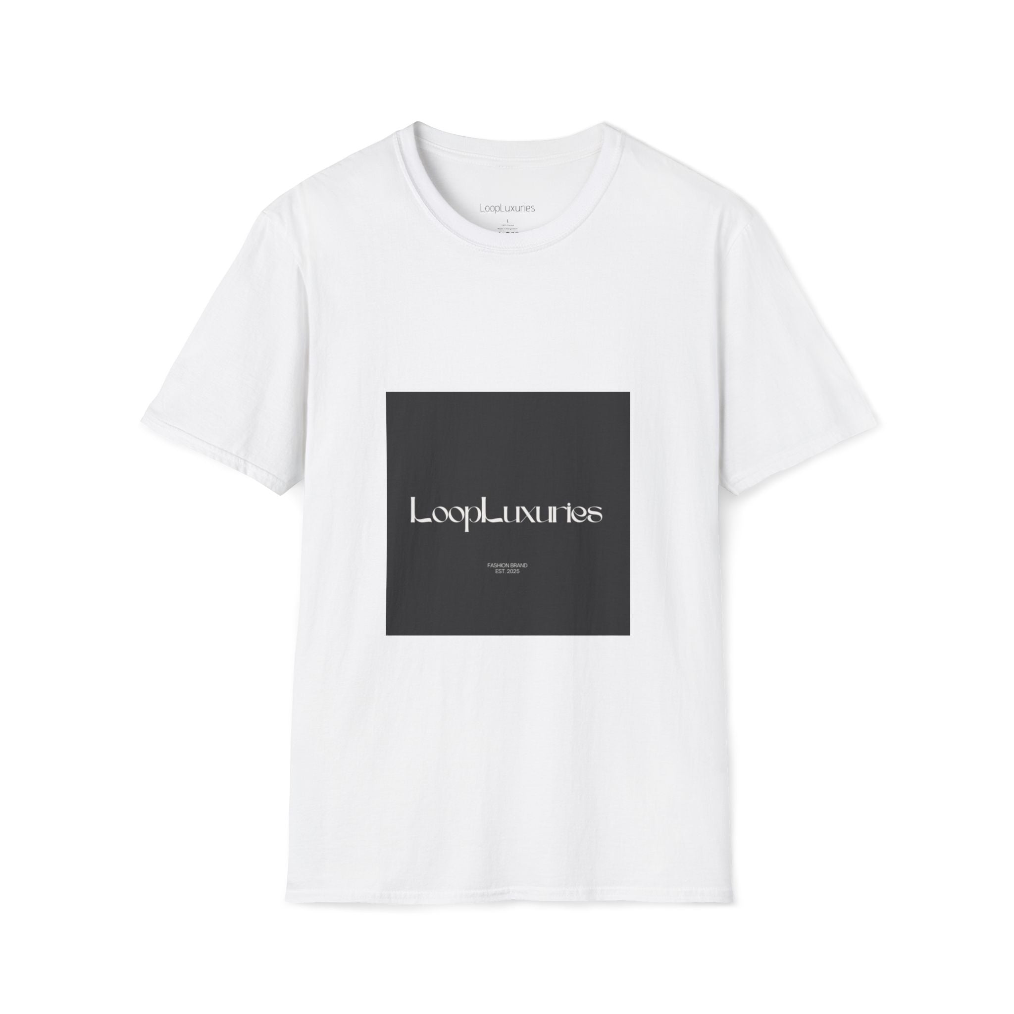 LoopLuxuries Logo T-Shirt — Minimalist Luxury Graphic Tee