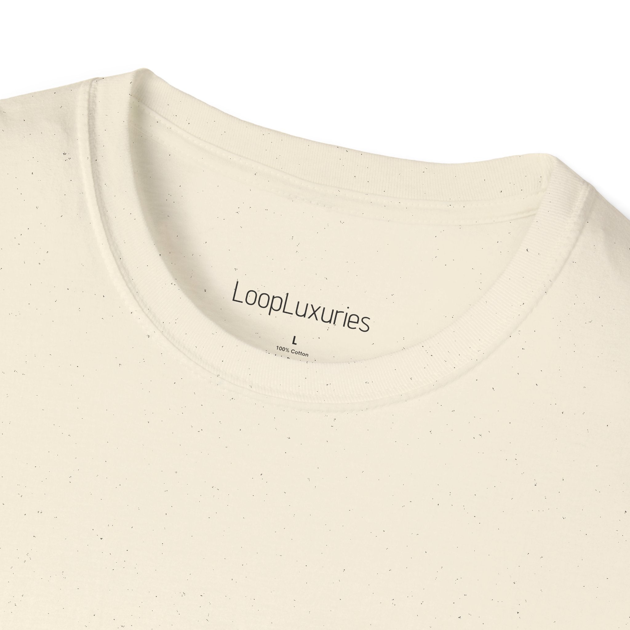 LoopLuxuries Logo T-Shirt — Minimalist Luxury Graphic Tee