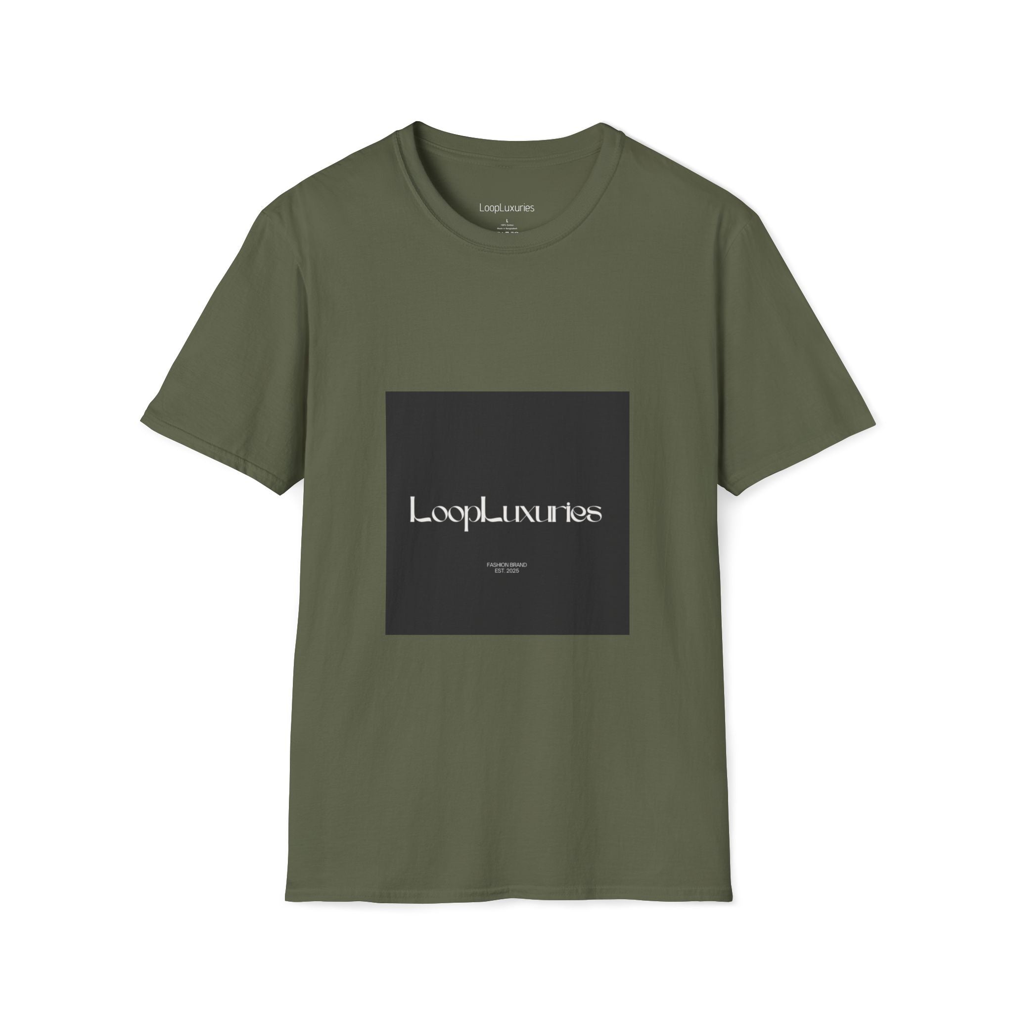 LoopLuxuries Logo T-Shirt — Minimalist Luxury Graphic Tee