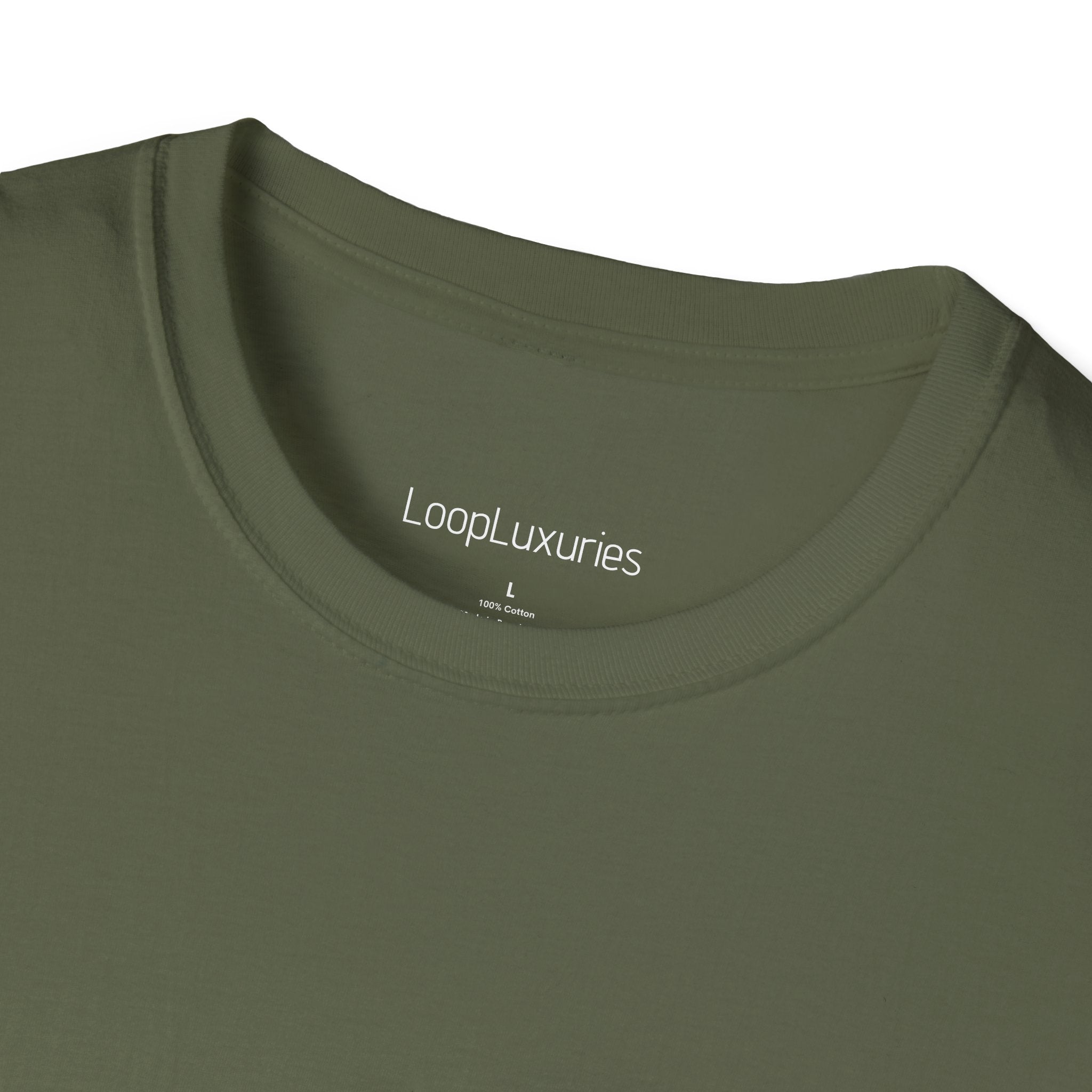 LoopLuxuries Logo T-Shirt — Minimalist Luxury Graphic Tee