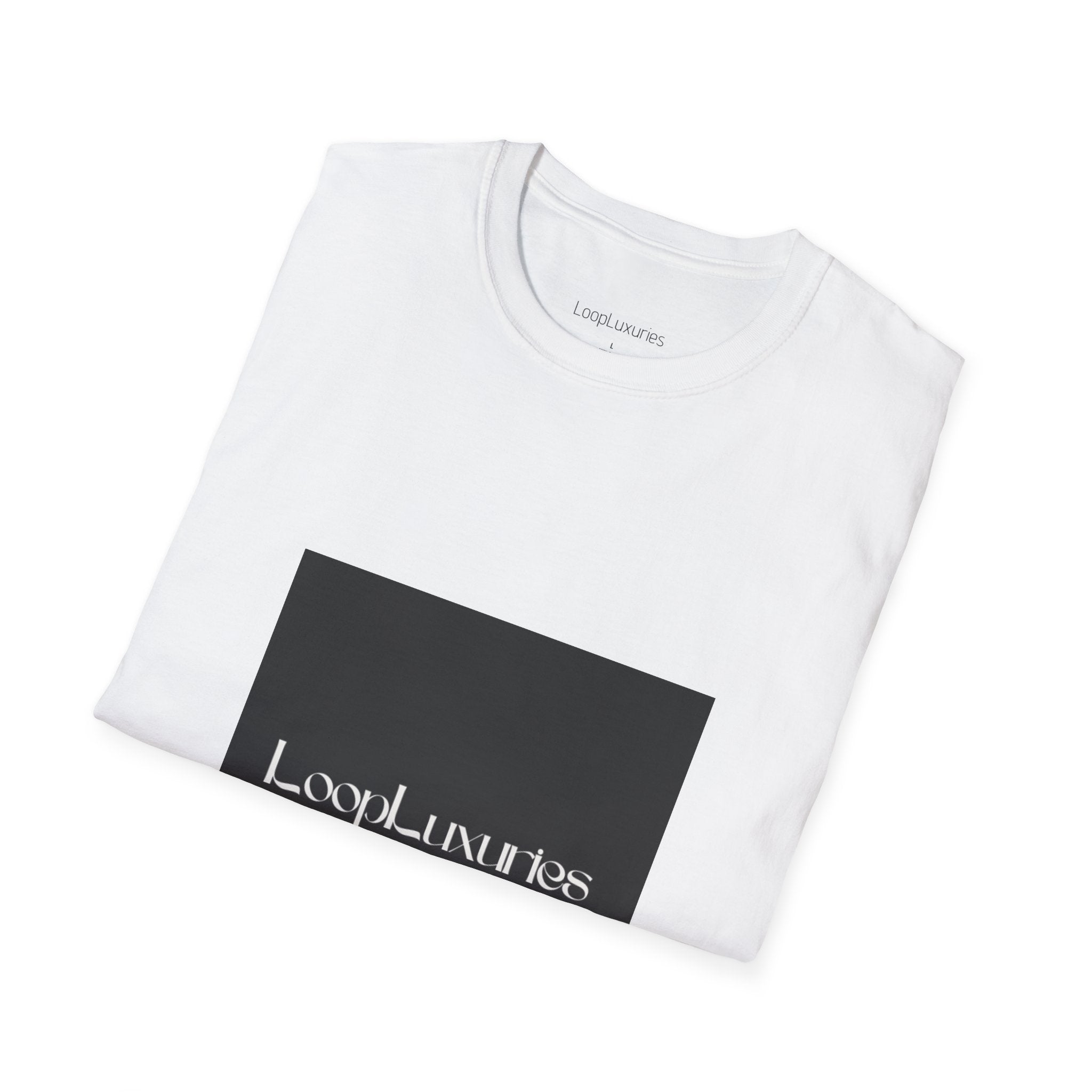LoopLuxuries Logo T-Shirt — Minimalist Luxury Graphic Tee